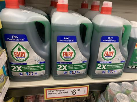 Liquid detergent is irritating if splashed on the skin or eyes, but rinsing usually clears this up. . Farmfoods washing liquid offers